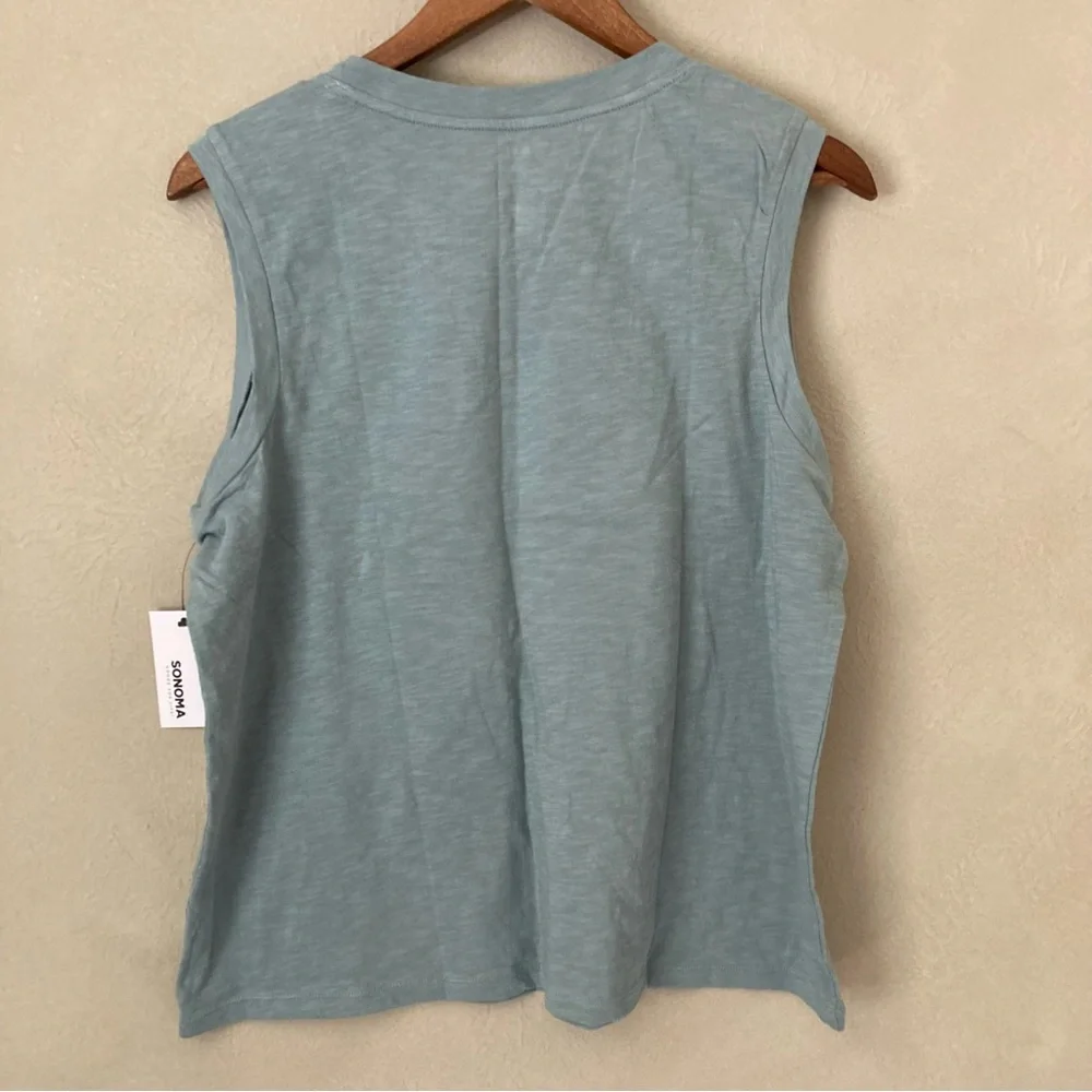 NWT - Sonoma - Retro Record Sleeveless Tee - Size Large - Picture 2 of 3